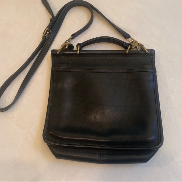 Vintage Coach Crossbody/Shoulder Bag, Black - Picture 6 of 8
